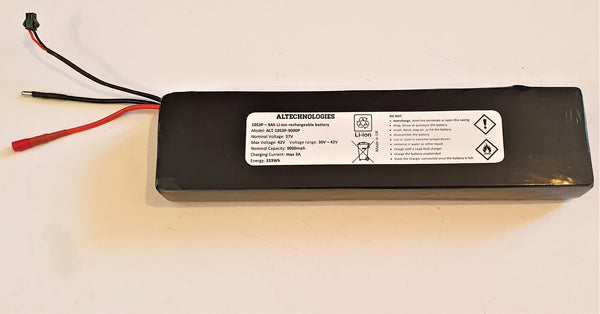 Fiido D1 D2 D2S ebike 36V 9Ah replacement lithium battery li-ion