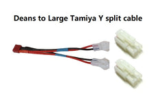 Deans to Large Tamiya Y split cable adapter for iMax B6 lithium balance charger