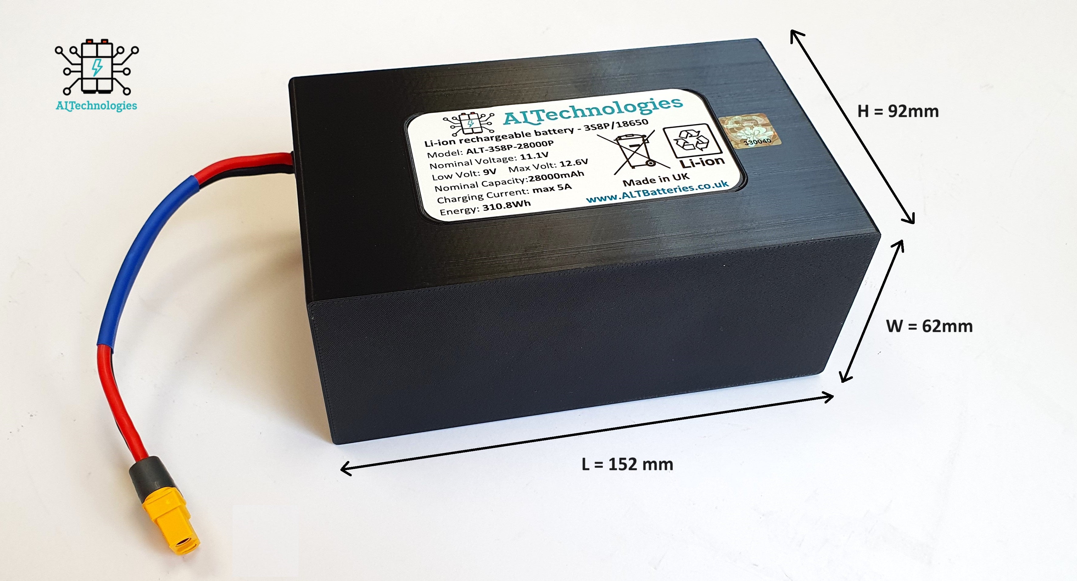 Waverunner MK3, MK4, Atom Lithium battery 12V 20Ah/28Ah compatible wit