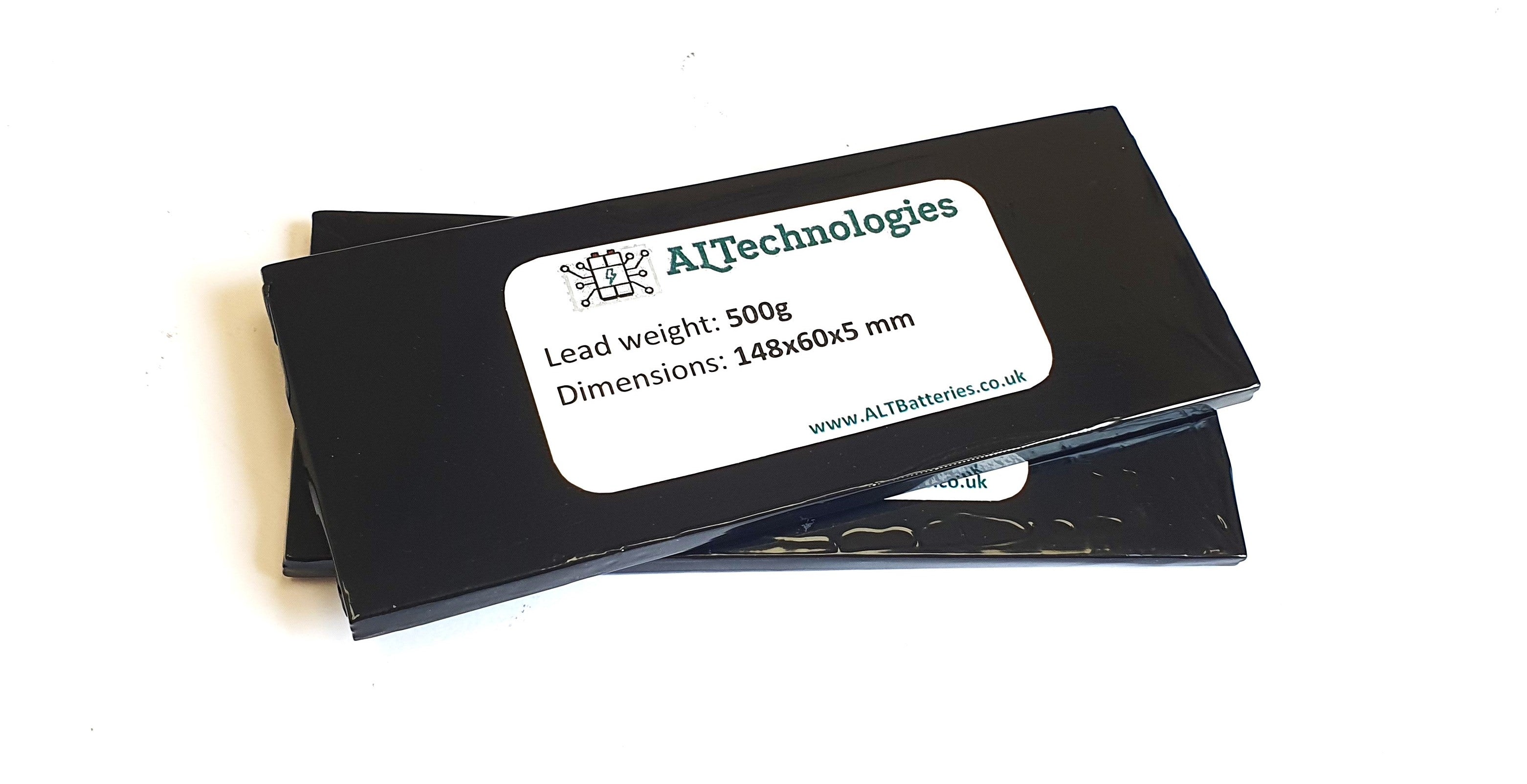 1Kg Lead weight flat pack deadweight for Waverunner bait boat 2x500G