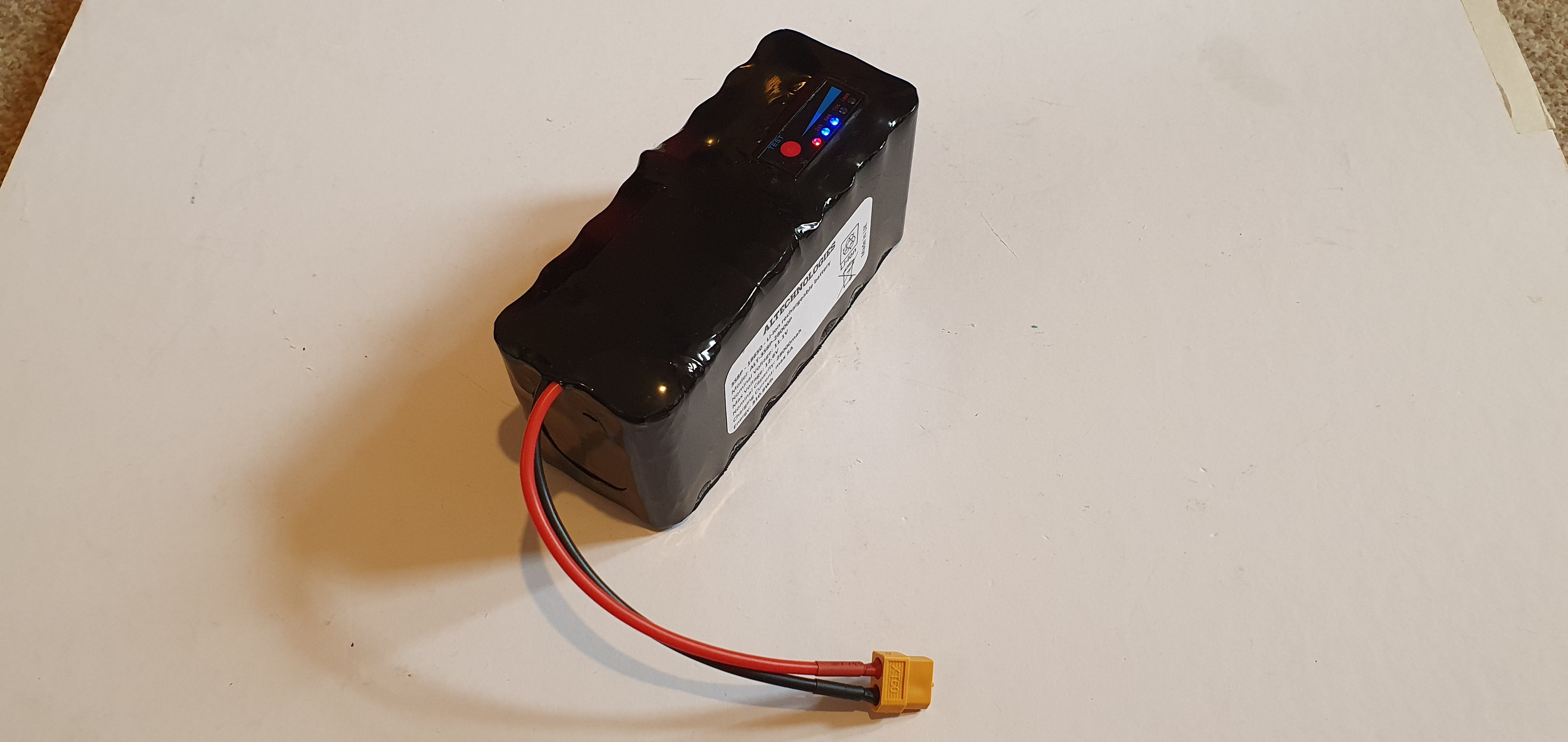 Spyder bait boat 12V Liion compatible battery pack ALTechnologies
