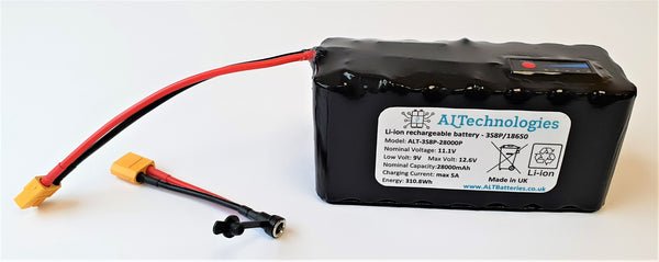 Waverunner MK3 / MK4  bait boat - 12V Li-ion compatible battery pack