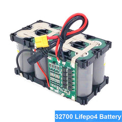 12V 12Ah LiFePo4 Battery Pack 12.8V 4S2P with 40A Balanced BMS for DIY, ebike, power barrow, LED